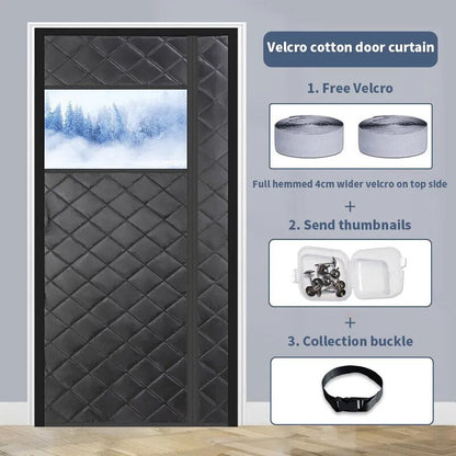 BowLift | Magnetic Cold-Proof Cotton Door Curtain