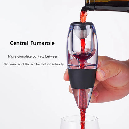 Skanto | Wine Carafe, Decanter, Pourer, Filter Set, Air Purifier, Stand Diffuser, Airer, Strainer, Aerator, Wine for Living Room Bar Kitchen