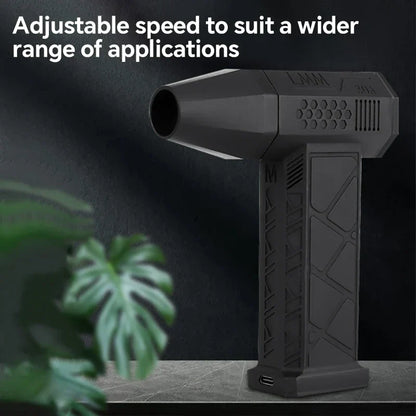 High-Speed Turbo Fan | Powerful High-Volume Fan | Brushless Rechargeable Handheld Outdoor Car Fan | Skanto