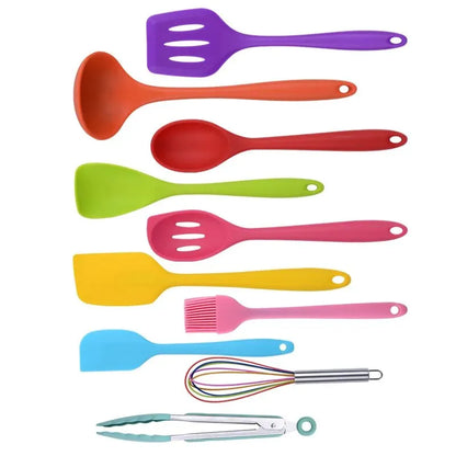 Skanto | 10-Piece Silicone Kitchen Utensil Set