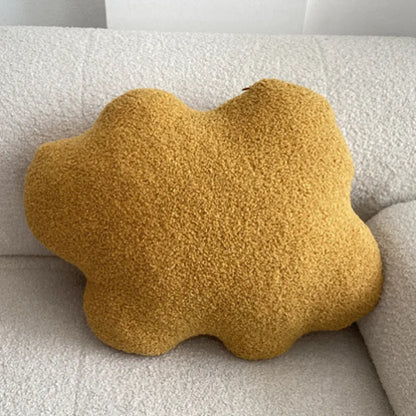 Nordic Bouclé Abstract Cushion – Minimalist Plush Pillow | Bowlift