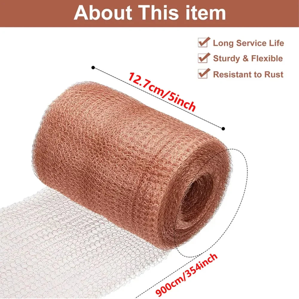 BowLift | Snailgard Copper Snail Fence Mesh Tape | Protection against Snails in the Bed & Garden | Various Lengths | Rustproof & Weather Resistant
