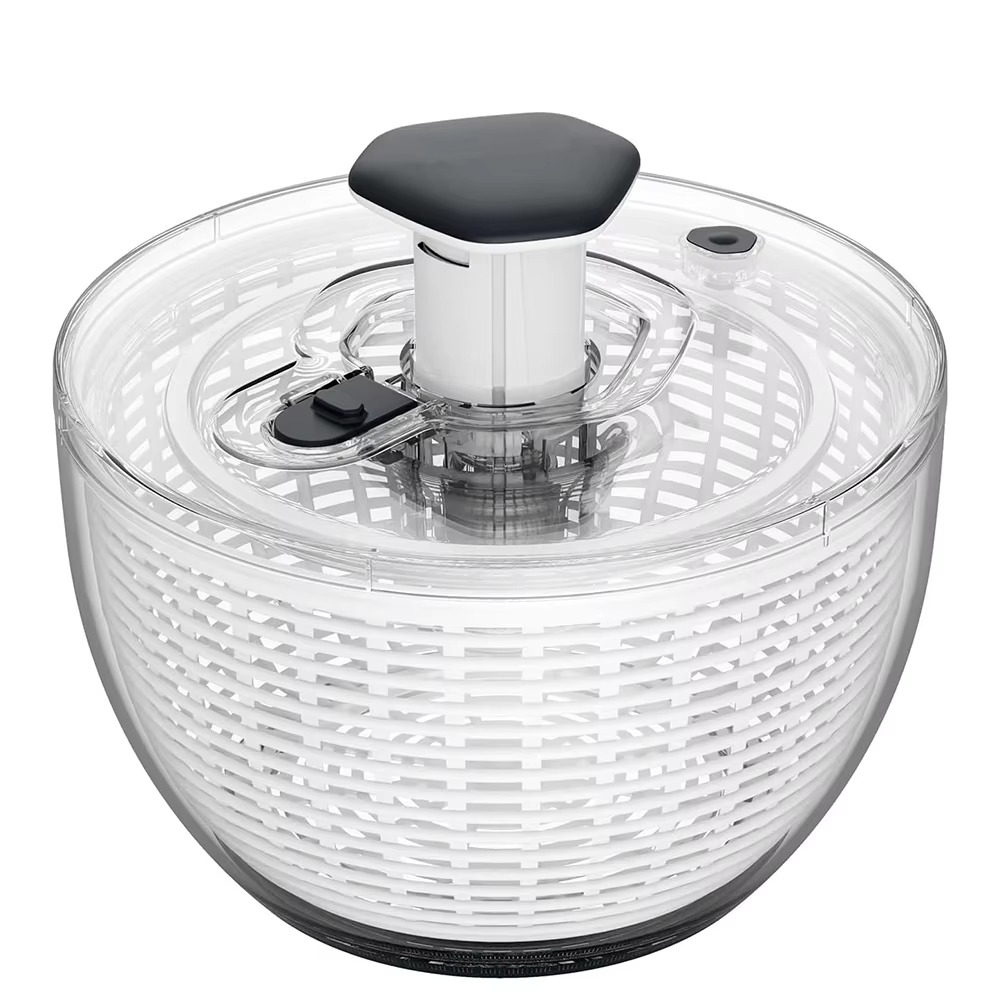 Skanto | 6.3 QT One-Handed Salad Spinner with Easy Press Drying System