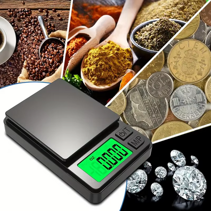 BowLift | Pocket Digital Precision Scale with Backlit LCD - Compact Gram Scale for Jewelry, Food, Coins, and Travel