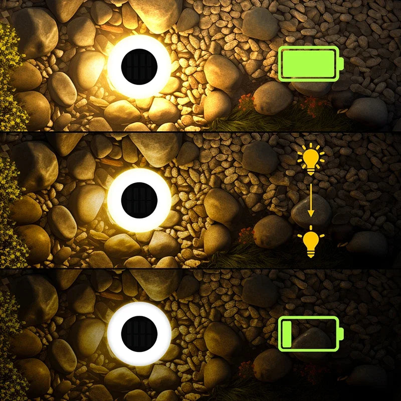 Solar Outdoor Path 4-piece Lights Brehn