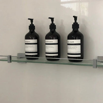 AmberLux 3-Piece Refillable Dispenser Set Skanto