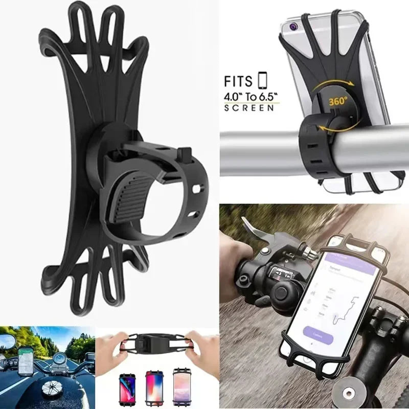 BowLift | Velogrip 360 | Smartphone holder bicycle & motorcycle | 360° rotatable | Universal & shockproof made of silicone