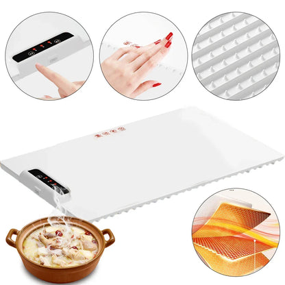 Skanto | Electric Warming Plate – Adjustable Temperature Smart Silicone Warming Tray for Parties and Family Gatherings