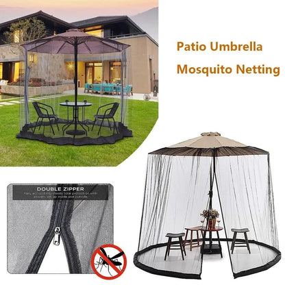 BowLift | Mosquito net for parasols up to 4m with zip fastener