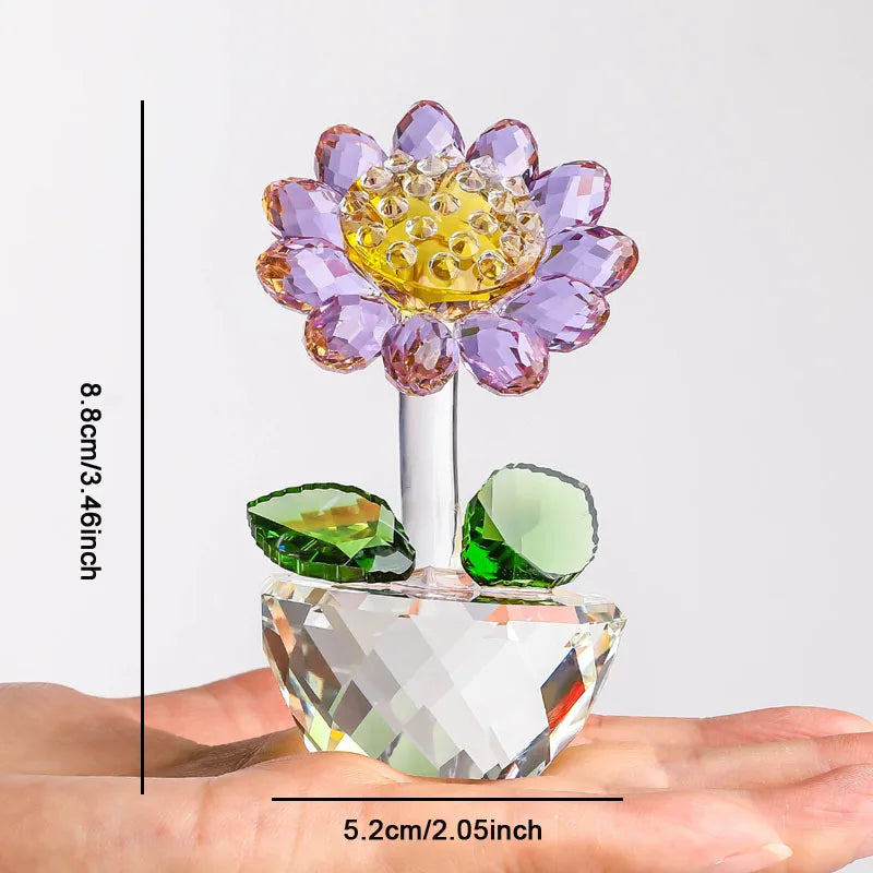 Crystal Glass Sunflower | Bowlift