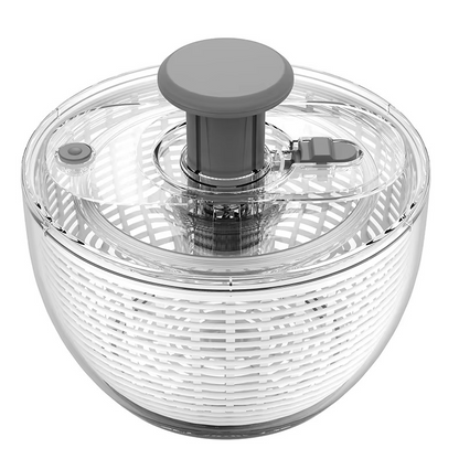 Skanto | 6.3 QT One-Handed Salad Spinner with Easy Press Drying System