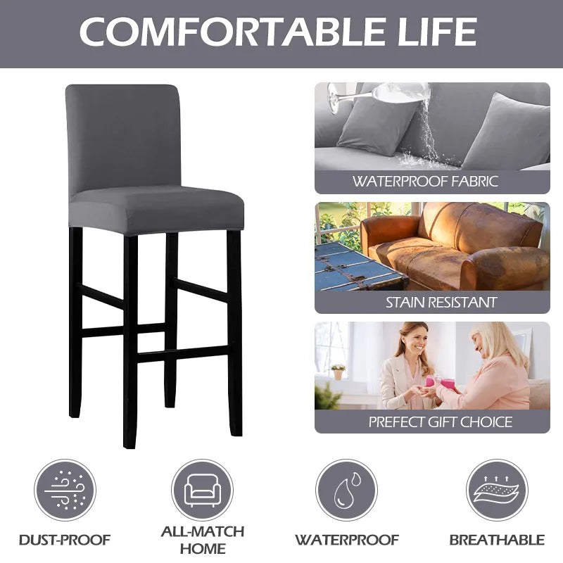 Stretch Trek Bar Stool Cover