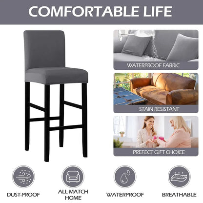 Stretch Trek Bar Stool Cover