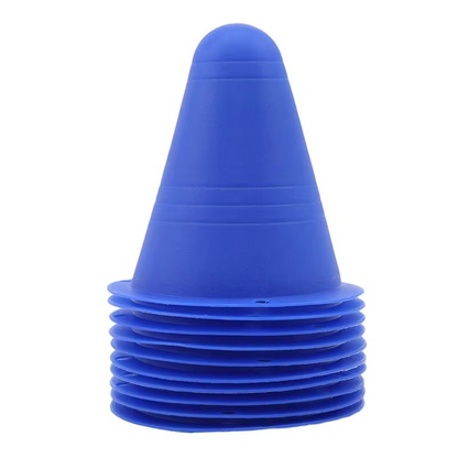 Skanto | 10-Pack Training Cones for Skating, Soccer, Football, and Sports Drills