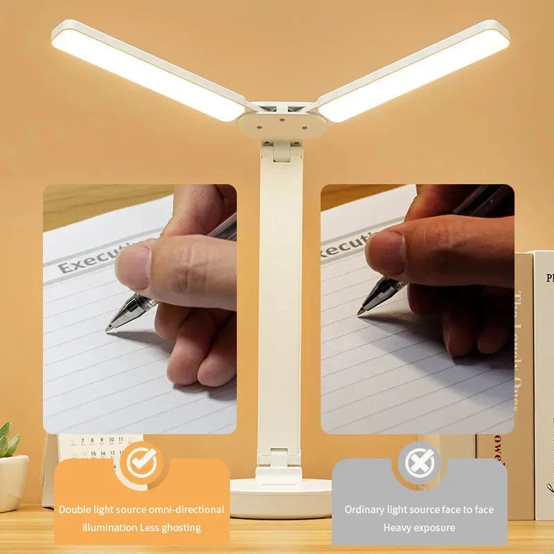Skanto | Adjustable Reading Lamp - Rechargeable Dimmable with Phone Stand