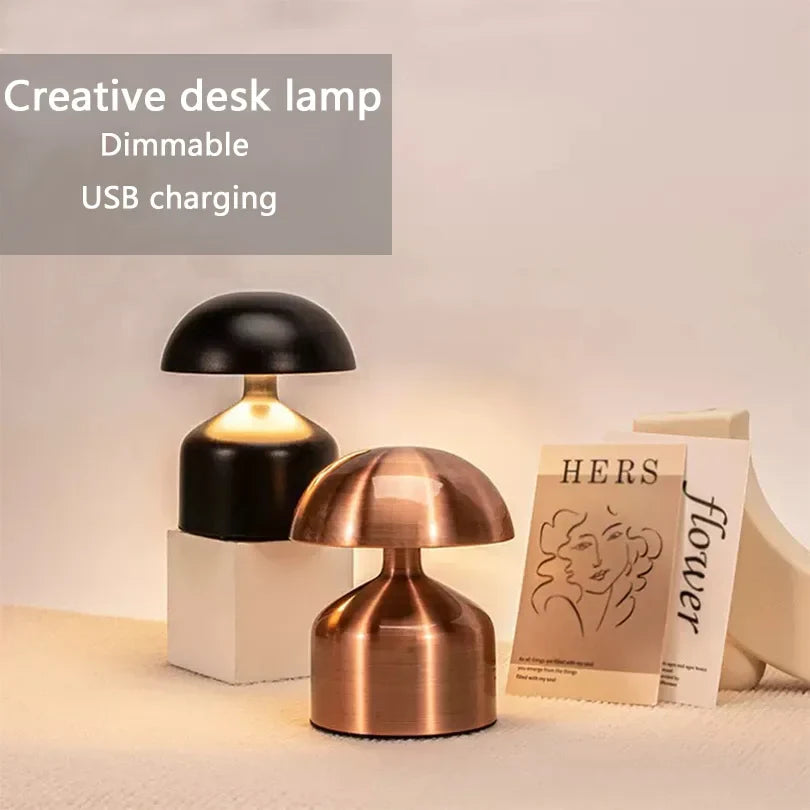 Skanto | LumoVerde LED Table Lamp | Rechargeable | 3 Color Temperatures & Touch Dimmer | 4W | 5V