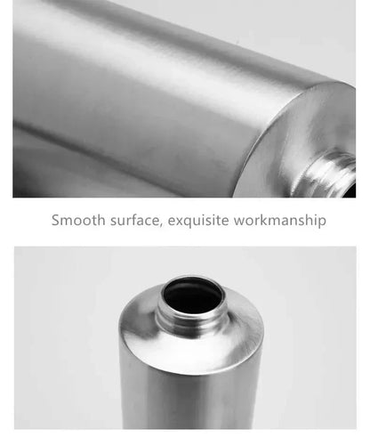 Elegant stainless steel hand pump soap dispenser 250ml/350ml/550ml