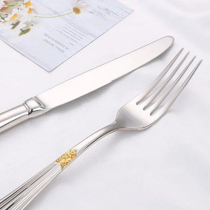 Skanto | Elegant Gold Design Cutlery Set