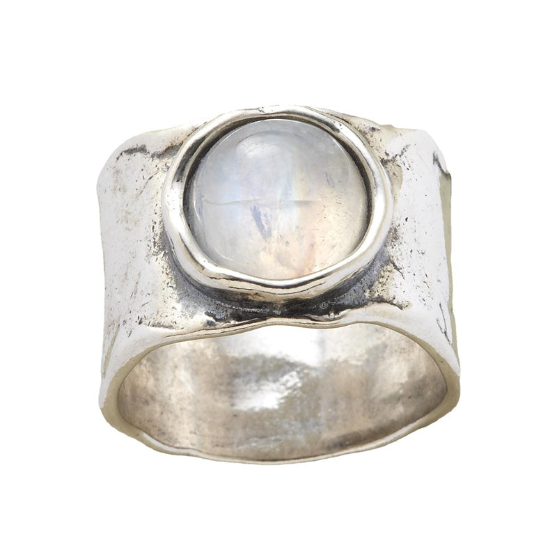 Enchanting Silver Moonstone Ring - Luna Skanto