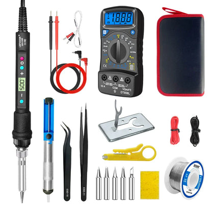 Skanto | Digital Display 80W Soldering Iron Kit with Adjustable Temperature – Fusion