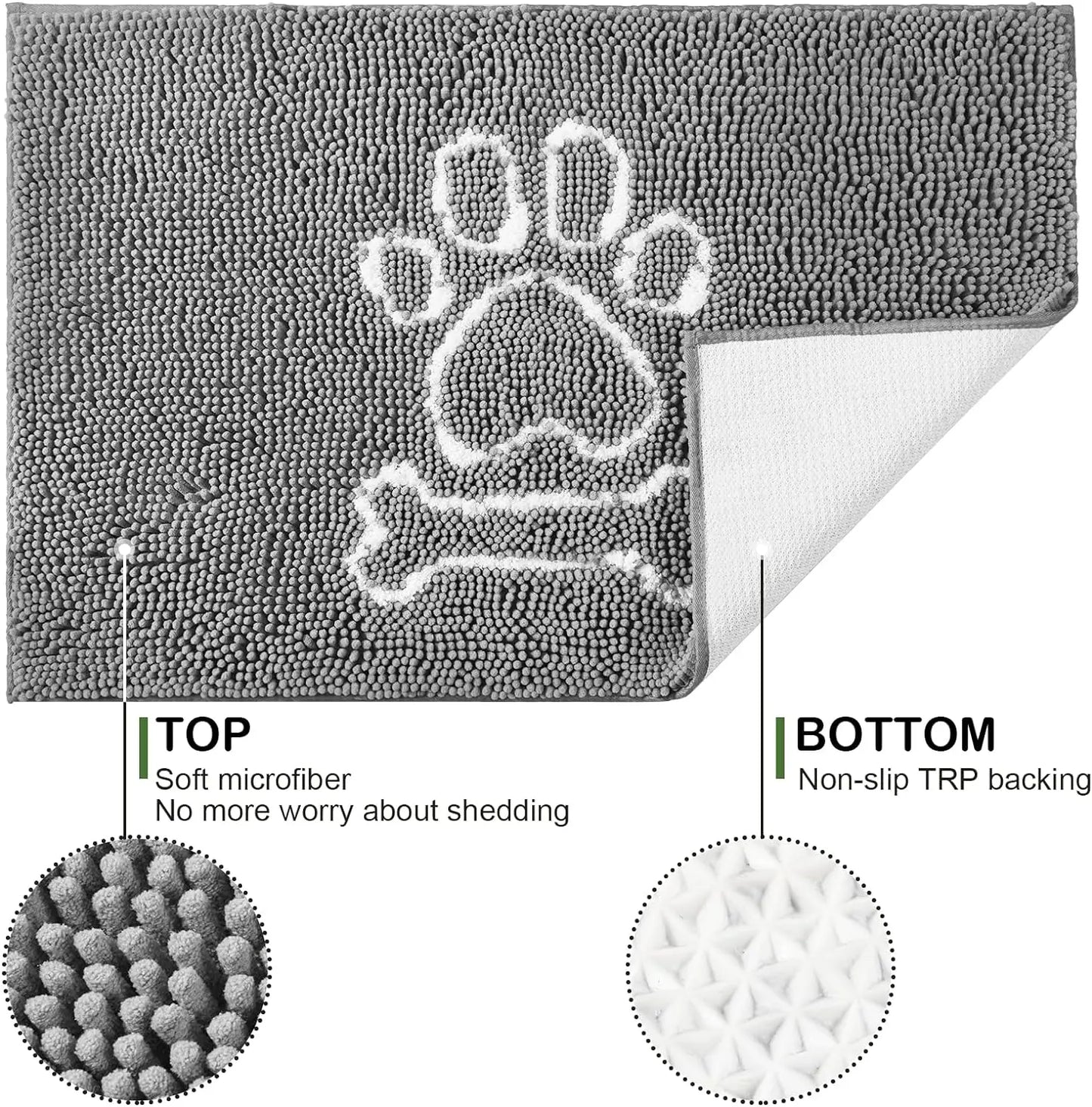 Skanto | Dog Doormat – Super Absorbent, Non-Slip Mat