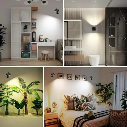 Skanto | LED Wall Lamp - Rechargeable, Magnetic & Dual-Sided Lighting for Indoor Use
