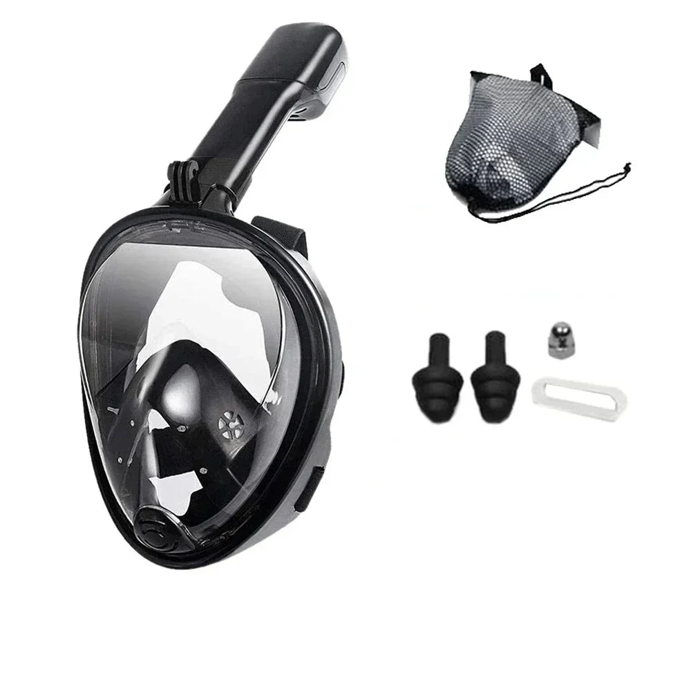 BowLift | Oceavue Snorkel Mask | 180° Full Face | Anti-Fog & Leak Proof | For Kids & Adults