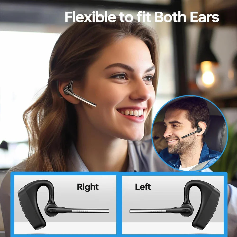 Skanto | Noise Cancelling Bluetooth Headset with Dual Microphone – Orivo