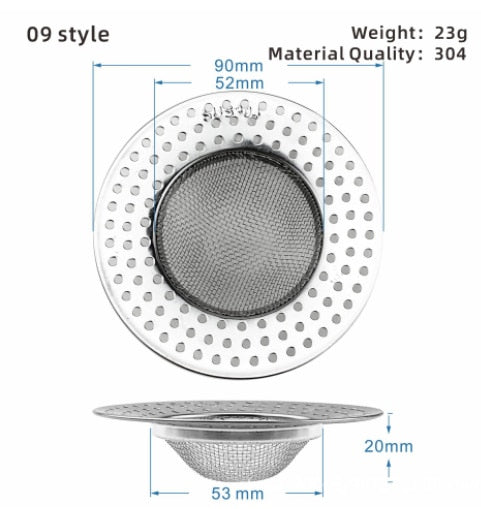 BowLift | Stainless Steel Sink Drain Catch All Strainer