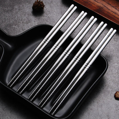 Skanto | So Fancy Stainless Steel Chopsticks 5 Pairs