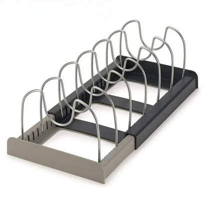 Extendable Pot Lid Holder & Pan Organizer | Karnz