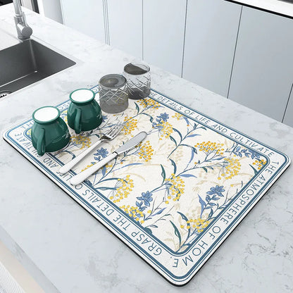 Skanto | Kitchen Countertop Water Absorbing Mat