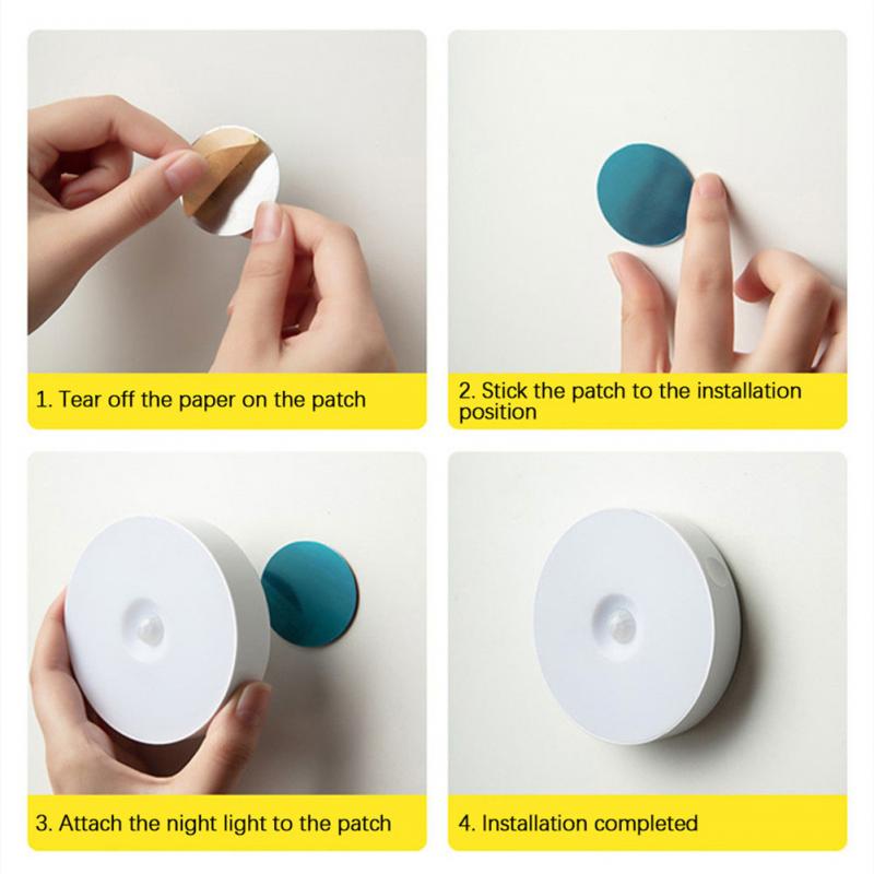 Sticky LED Motion Sensor Mini Night Lamp | Bowlift