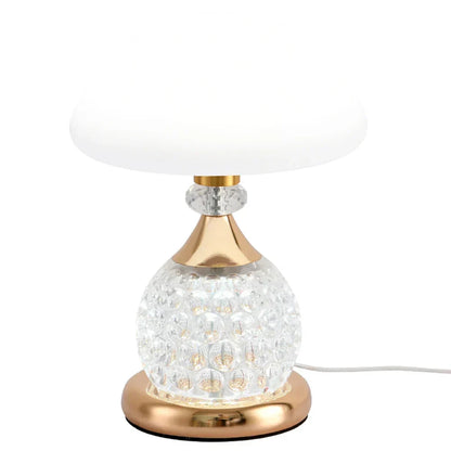 Decorative LED Mood Light – Crystal Table Lamp with Mushroom Design, Vintage Decorative Lamp for Living Room or Bedroom | Karnz