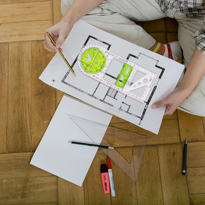 BowLift | Rotatable Mathematical Geometry Ruler