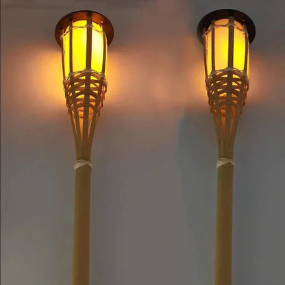 Skanto | Solar Torch 5-Piece Set | Flame Effect LED Garden Light | Solar Powered | Decorative Outdoor Light