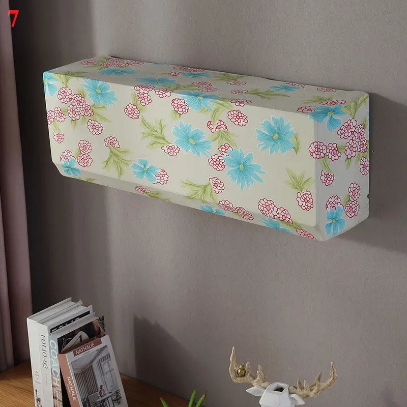 Skanto | Polar Fleece Air Conditioner Cover: Wall-Mounted Dustproof Protection, Easy-Clean Polyester AC Cover for Home Use