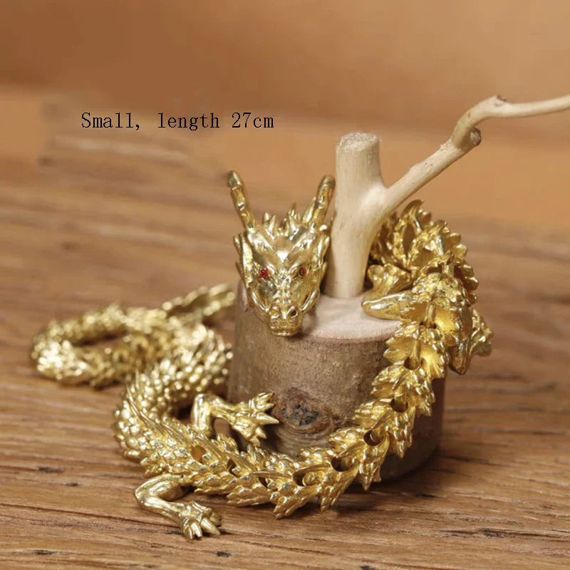 BowLift | Mystic Scales 3D Brass Dragon Home Decor