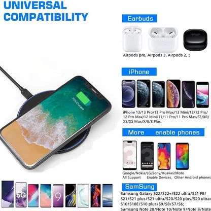 BowLift | 30W Fast Wireless Charging Pad | Premium USB-C MagSafe Charger for Apple iPhone, Samsung & Android