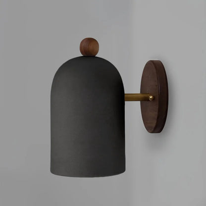 BowLift | TimberSoul – Wabi-Sabi Walnut Wall Lamp for Natural Ambience