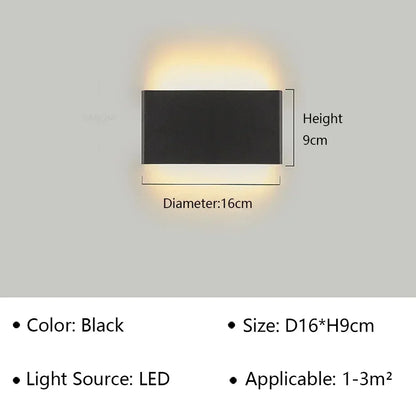 BowLift | LumiEra Modern LED Wall Lamp | Stylish Design | Warm White Light for Bedroom, Hallway & Bathroom
