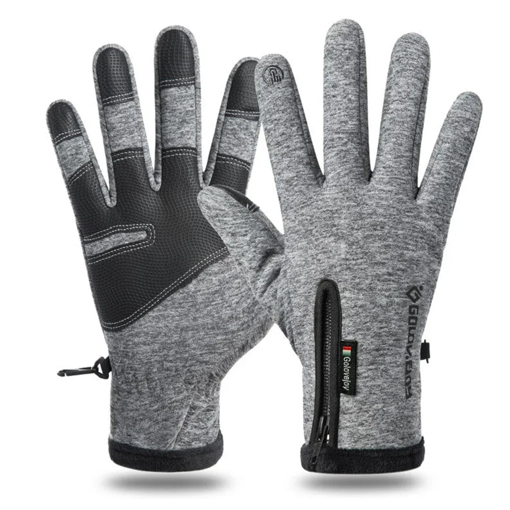 Skanto Skanto | IronRide Motorcycle Winter Gloves | Waterproof & Windproof | Fleece Lined & Touchscreen Compatible | Tactical Design