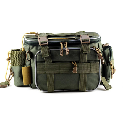 BowLift | Multi-Pocket Fishing Tackle Bag and Gear Organizer Waist Pack Messenger Handbag