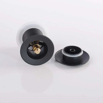 Drain Screw with Push-Down Pop-Up – Brass | 11 Colors | With or Without Overflow Skanto
