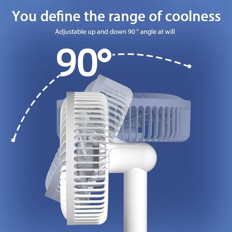 BowLift | USB Desktop Oscillating Fan with Adjustable Head and Powerful Airflow