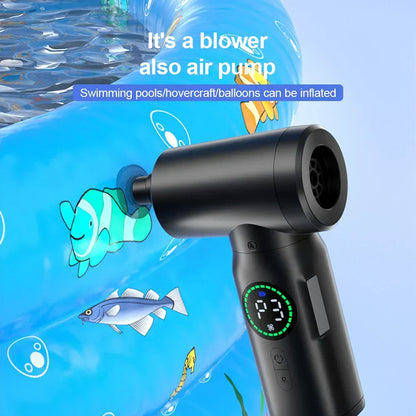 Skanto | 2-in-1 Portable Vacuum & Blower | 7500mAh Battery, LED Light & Versatile for Home, Car & Office Cleaning