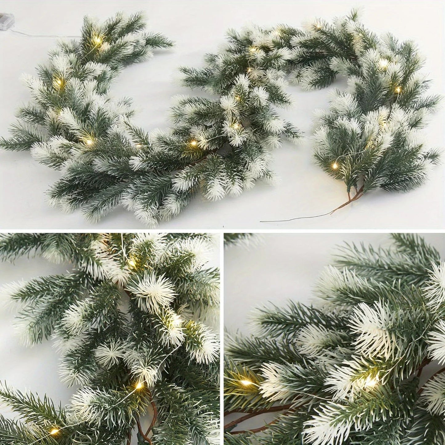 Skanto | LightLux | Artificial Pine Garland with LED Lighting