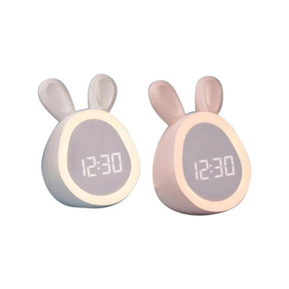 Skanto | WakkerKonijn – Kids Alarm Clock with LED Night Light and Playful Rabbit Design