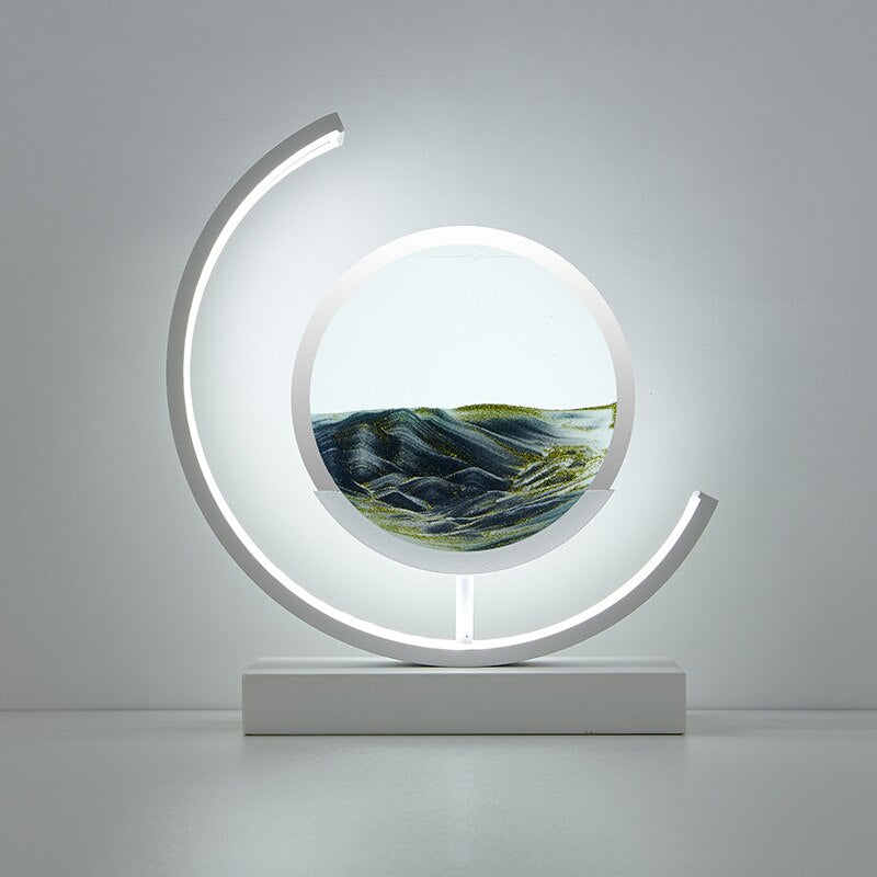 Skanto | LED Table Lamp with Moving Sandscape – SandLight
