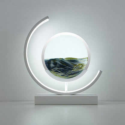 Skanto | LED Table Lamp with Moving Sandscape – SandLight